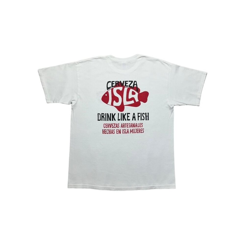 Y2K ISLA Fish Cerveza Beer T-Shirt
